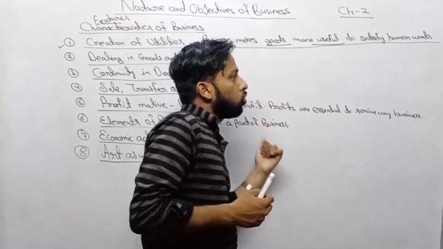 Nature and Objectives of Business | Characteristics of Business Class 11 | ISC Commerce Class 11|