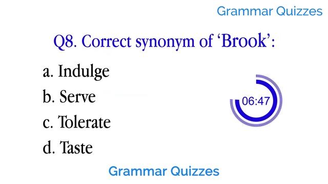CAN YOU SCORE 15/15 ON THIS QUIZ? Synonyms Quiz. English Vocabulary Quiz 13