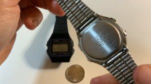 Casio A168 vs Casio F-91W watch comparison