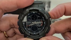 Casio watch GA 140 1A1ER  Unboxing Unpacking and review. New model.