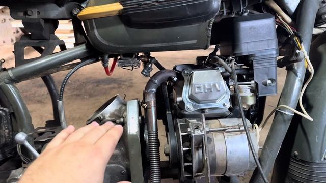 Мотоцикл Урал с двигателем от мотоблока часть 2 смотреть онлайн