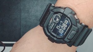 Casio G-Shock GD-350-1B vibration alarm
