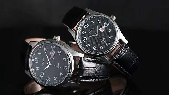 Berny Day-Date Calendar Watch
