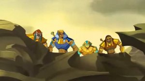 Мультик для детей ЕГИПТУС  25 серия  Огненная буря