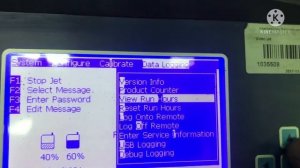 #VIDEOJET 1620uhs. How to make continues print.