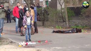 Киев. Место убийства Олеся Бузины. Последние новости. Украина