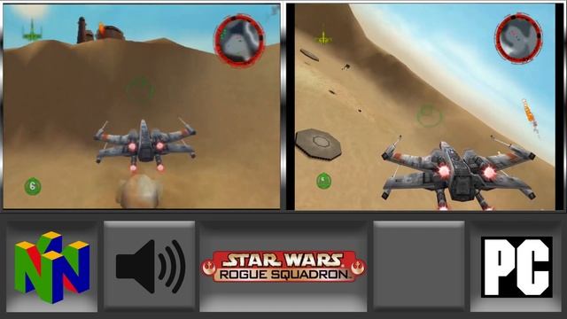Star Wars Rogue Squadron PC vs Nintendo 64 смотреть онлайн