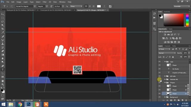50 Multipurpose Business Cards PSD Free By Ali digital Studio Pro смотреть онлайн
