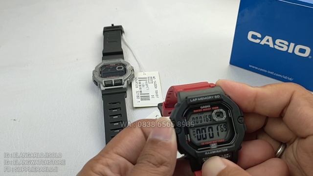 CASIO WS-1400H : JAM CASIO MODEL BARU LAP MEMORI TERBARU (2023)