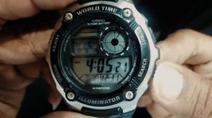 | CASIO WORLD TIME ILLUMINATOR 3198 - AE - Z100W | SALIM REZA | SET UP TIME | SYCN TIME |