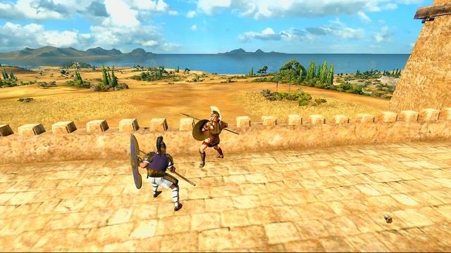 Achilles vs Hector Fight - Total War Saga: Troy / Бой Ахиллеса с Гектором смотреть онлайн