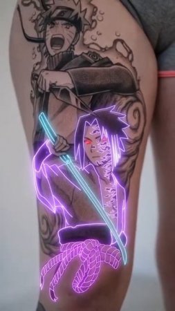 Naruto Neon Tattoo