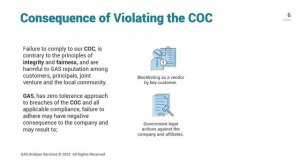 Code of Conduct, Business Ethics Policy and Compliance Guidelines Awareness Training - Part 1 of 3