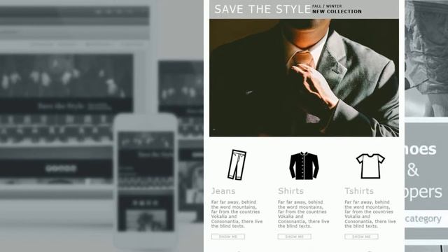 Email Marketing Mens Clothing Stores | Email Newsletter Templates смотреть онлайн