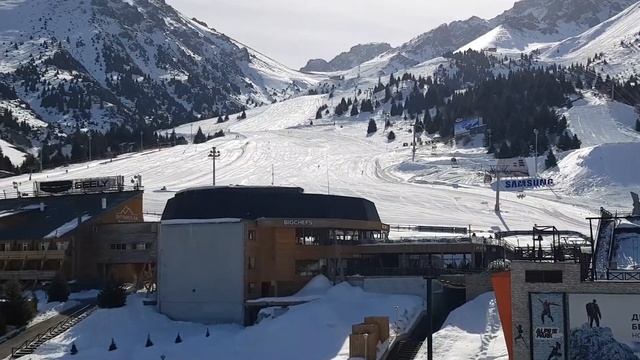 Канатная дорога Медеу-Чимбулак. 19.03.2024 Cable Car Medeu-Chimbulak.