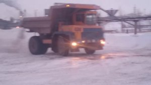 Дрифт на Белазе