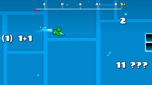 математический тест в geometry dash