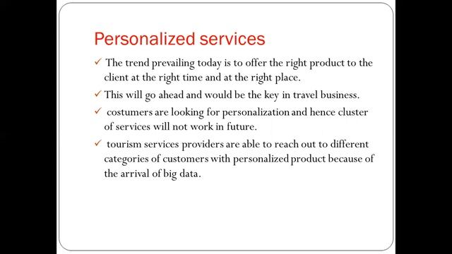 Recent trends in tourism смотреть онлайн