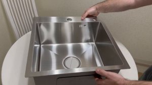 Распаковка — Мойка кухонная Saniteco 5050