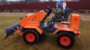 Самодельный минитрактор Броневичок 6л.с.