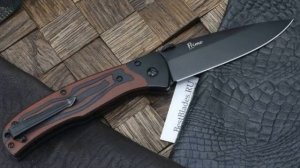 Складной нож Kizlyar Supreme Prime, сталь D2 с покрытием Black Titanium, рукоять G-10