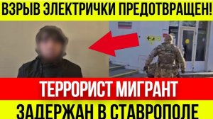 СПЕЦНАЗ ЖЕСТКО задержал МИГРАНТА, который хотел ВЗОРВАТЬ электричку с людьми #ЧП