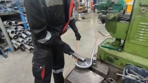 Трубка компрессора медная на Камаз.