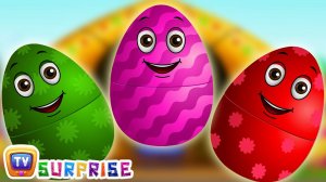 Surprise Eggs Nursery Rhymes _ Old MacDonald Had A Farm _ Learn Colours & Fa_Full-