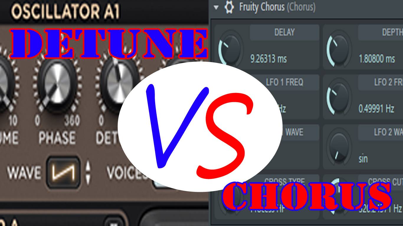 В чём отличие Chorus от Detune