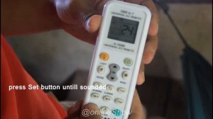How to use universal A/C remote(1000 in 1)-របៀបប្រើប្រាស់តេឡេម៉ាស៊ីនត្រជាក់១០០០គ្រឿង