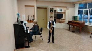 И. С. Бах "Гавот и Мюзет" сюита для клавесина (переложение M.Mule для саксофона)