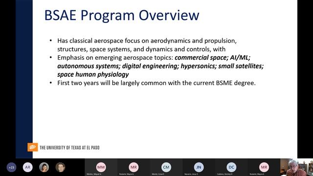 BSAE Aerospace Engineering Information Session смотреть онлайн