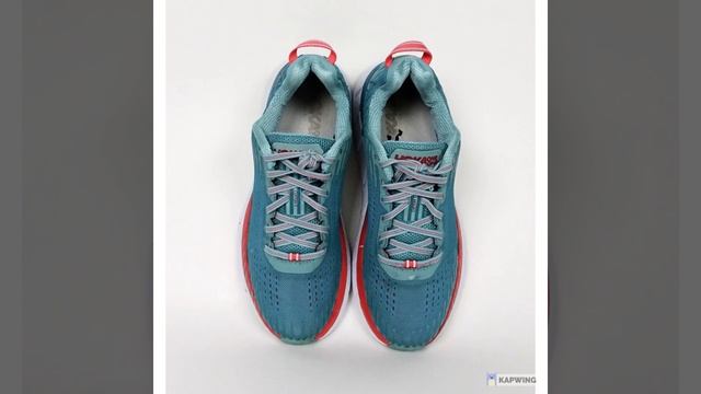Hoka One One Clifton 5 Womens Running Shoes 10 42 2/3 Sneakers Green Slate Red
