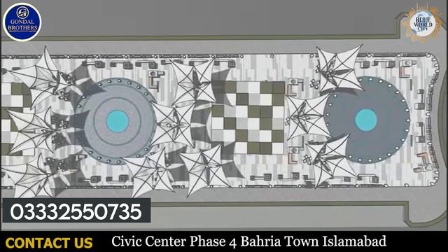 Blue World City, Business District Commercial 3D Master Plan, Commercial Plots on Installment смотреть онлайн