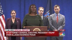 New York Attorney General Announces Lawsuit Against Trump Over Alleged Business Fraud