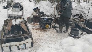Вывозим металл из тайги