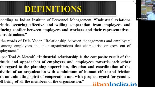 Introduction to Industrial Relation & Labour Laws | IIBM Institute                    #iibminstitut
