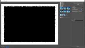 Рваные края фото в фотошопе