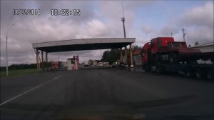 Граница России и Беларуси. Везде бы  так !!!