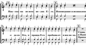 Антифоны Рождества Христова, обиход, праздничный напев. 1 Тенор, мужской хор, ноты.