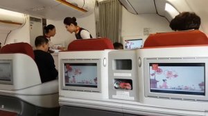Tianjin Airlines A330-200 Buisness Class. Chongqing to London Gatwick.