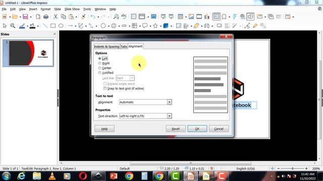 How to make Business Card Design in Libreoffice impress |Visiting card design in libreoffice impres