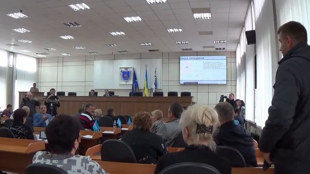 город Никополь : Сессия городского совета без монтажа