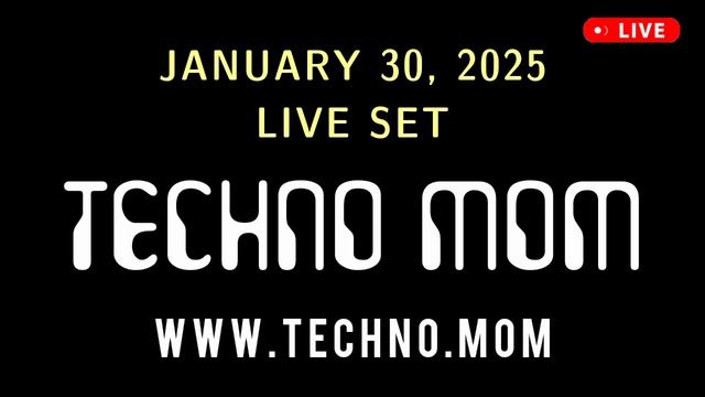 TECHNO MOM - DJ 2025 MIX - свежие техно миксы ремиксы диджеев 2025 - live techno DJ mix set remix