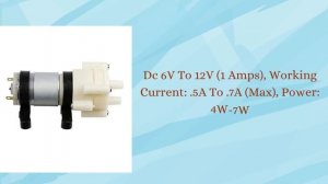 R385 6-12V DC Diaphragm Based Mini Aquarium Water Pump