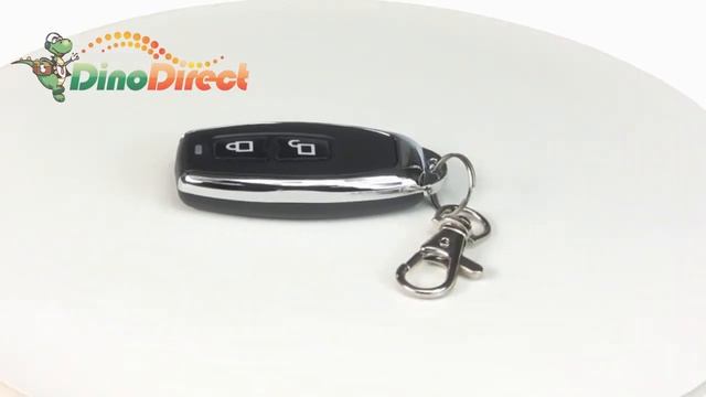 2 Button Metal Wireless Remote Key Fob Keyring AK-J027  From Dinodirect.com