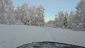 Архангельская область Лешуконский район Зимняя дорога с. Вожгора январь 2025 г.
