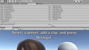 Animation Retargeting from FaceCap to Mixamo