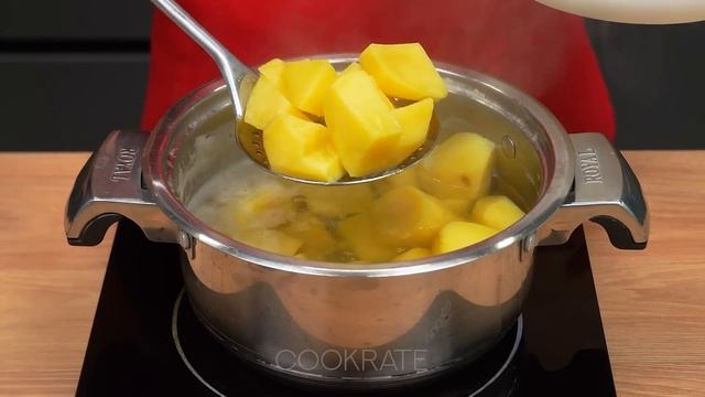 This recipe with meat in the pan has beaten all the records! It just melts in your mouth!