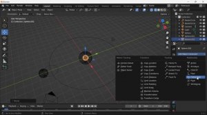 имитация вращения Земли вокруг Солнца Луны вокруг Земли Blender 3d